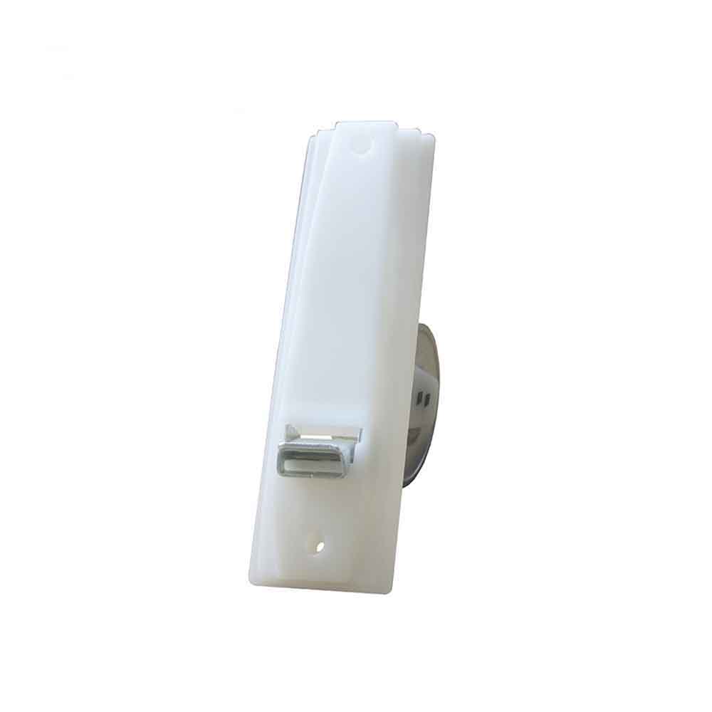 Enrolador de embutir com espelho branco sistema maxi 25x165x140mm (140x155mm)
