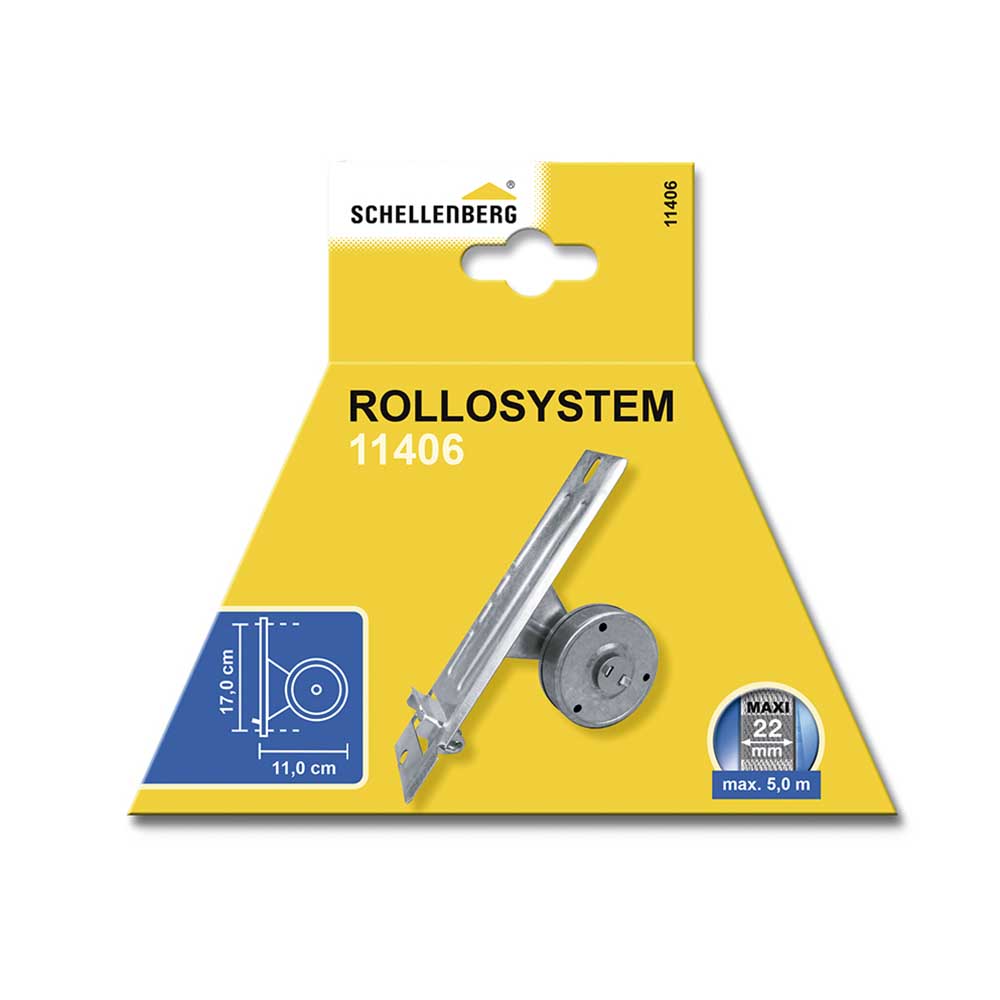 Enrolador encastravel para persianas 50x244x140mm (dist.berbequim 170mm)