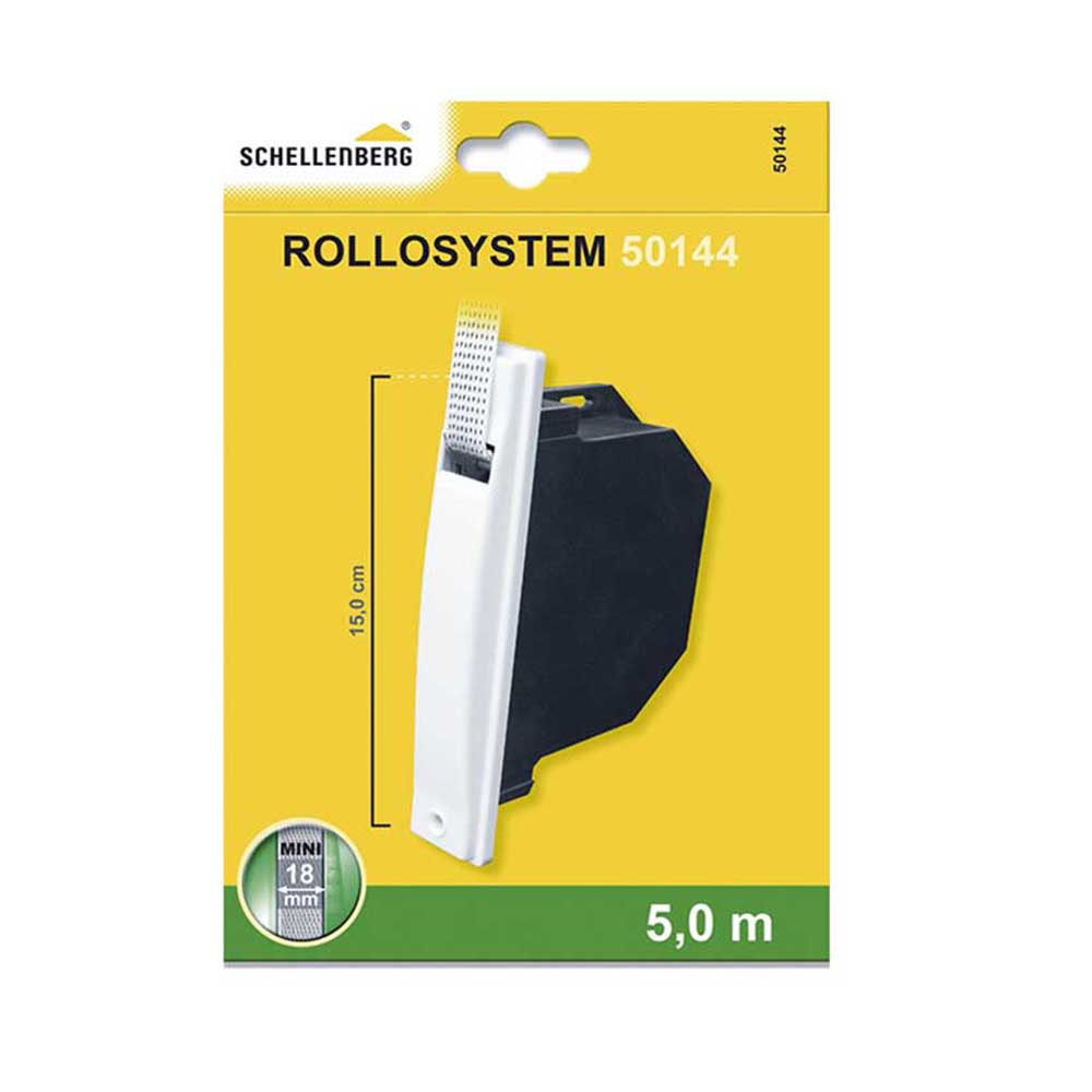 Enrolador de encastrar minipack para persianas 5mts de fita (dist.berbequim 150mm)