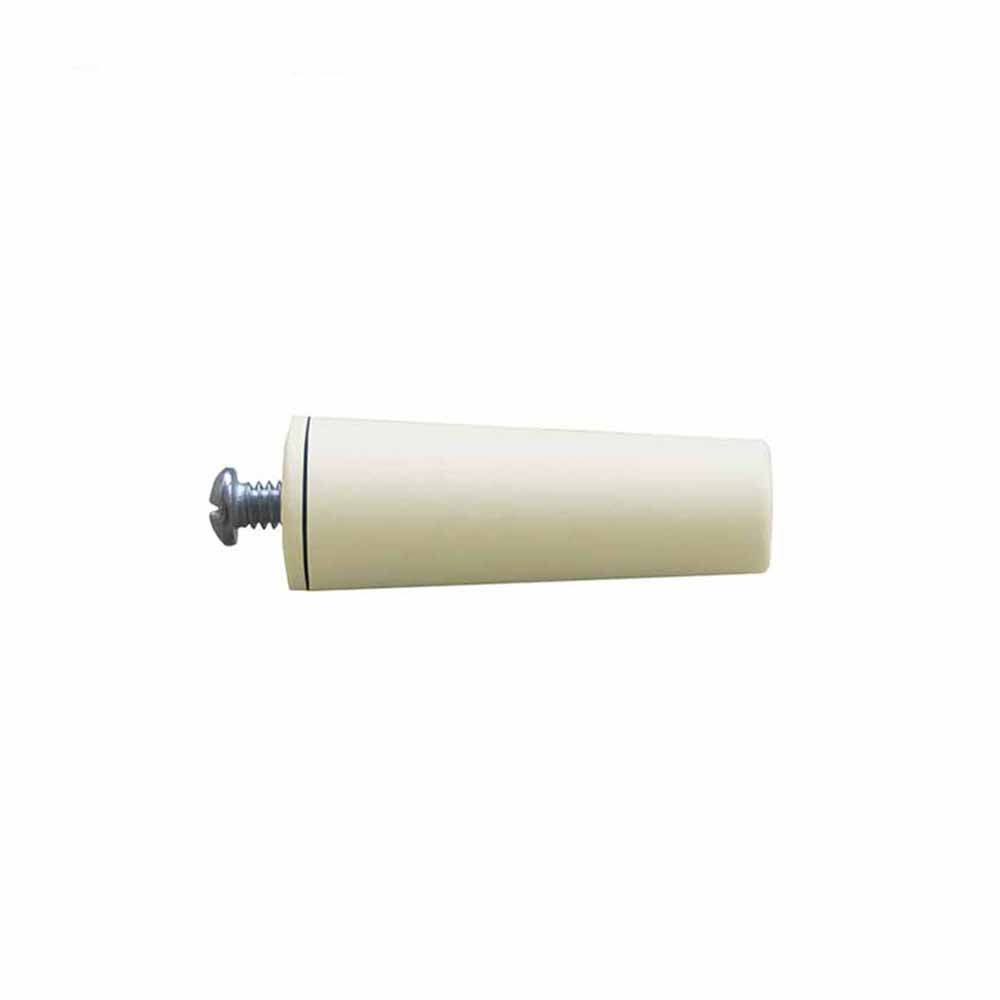 Batente conico para persiana bege 60mm