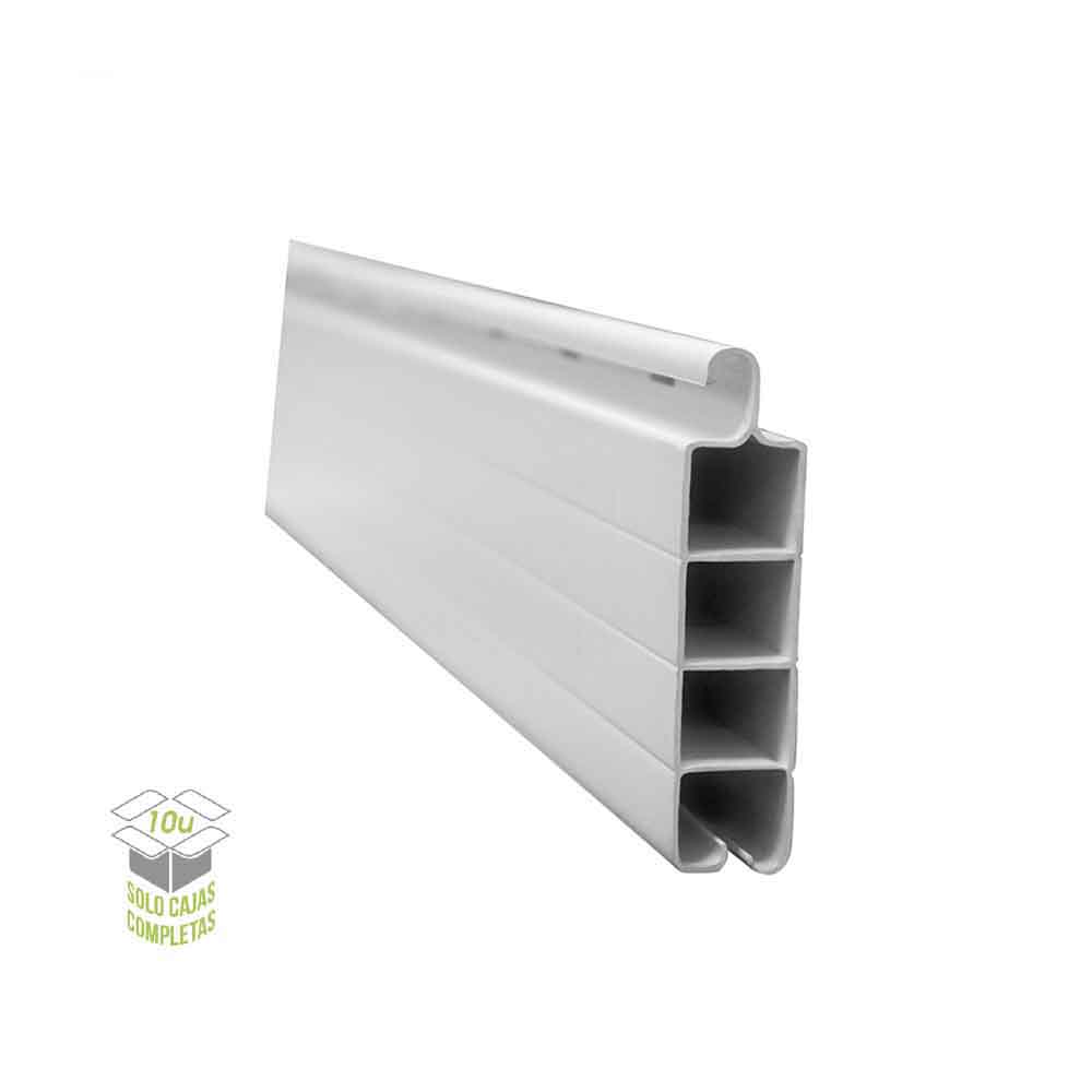Regua pvc para persianas 50mmx2mts branca