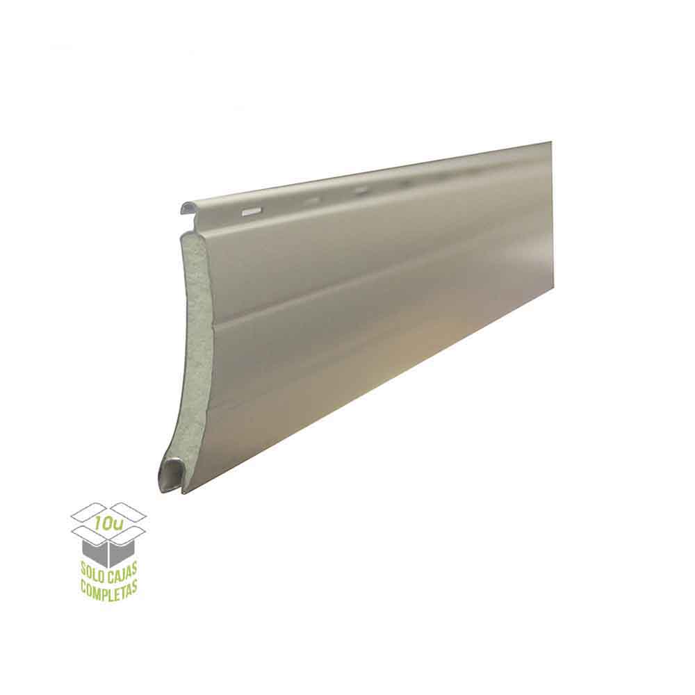 Regua aluminio para persianas 45mmx2mts branca