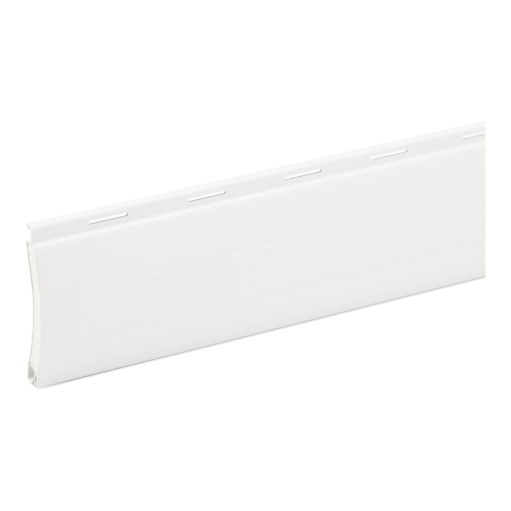 Lâmina aluminio curva 39 5mm tira de 2m branca cambesa