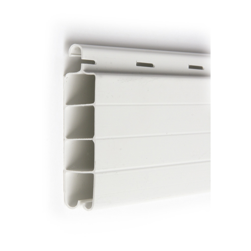 Lâmina pvc reta 50mm fita de 2m branca cambesa