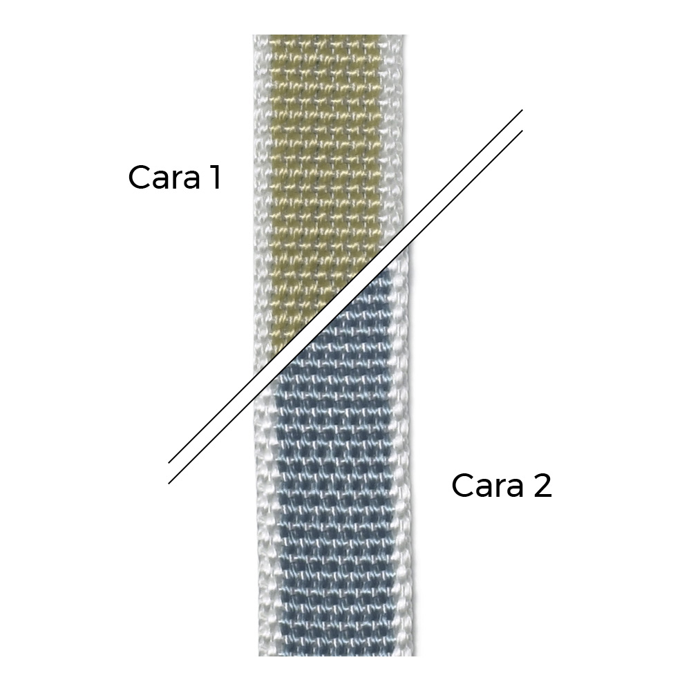 Fita persiana 08 22mm 6mts cinzento bege (blister) cambesa