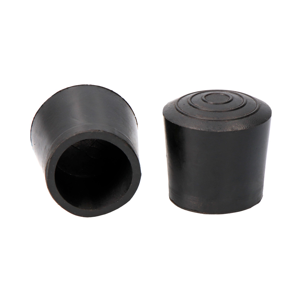 Topo sistema exterior borracha ø26mm preto