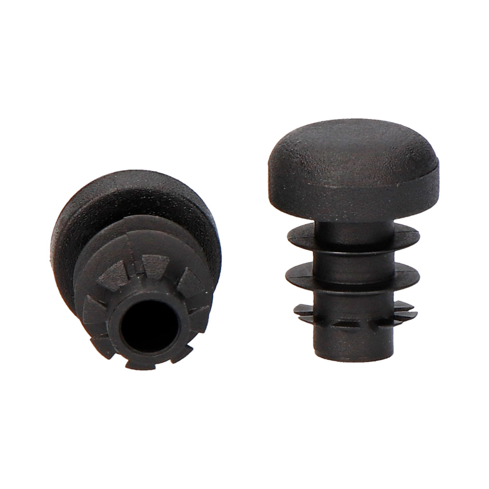 Topo sistema redondo para interior ø14mm preto