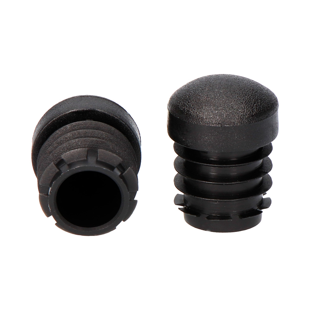 Topo sistema redondo para interior ø22mm preto