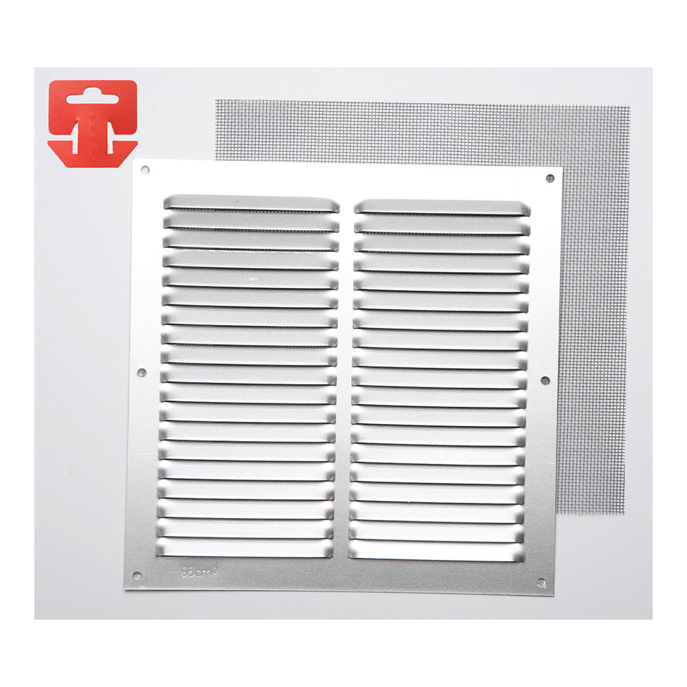 Grelha anti-mosquito aluminio 0.6 natural 200x200mm (g)