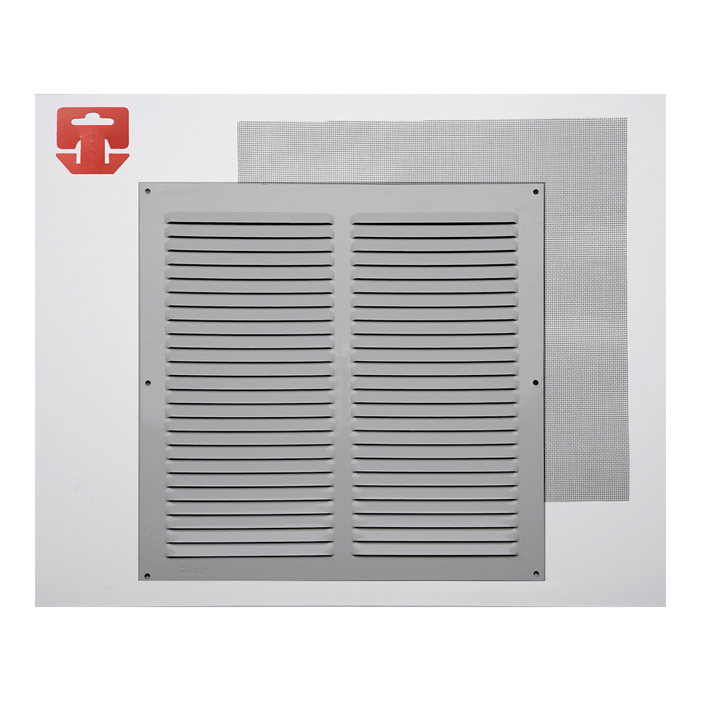 Grelha anti-mosquito aluminio 0.6 natural 300x300mm (g)