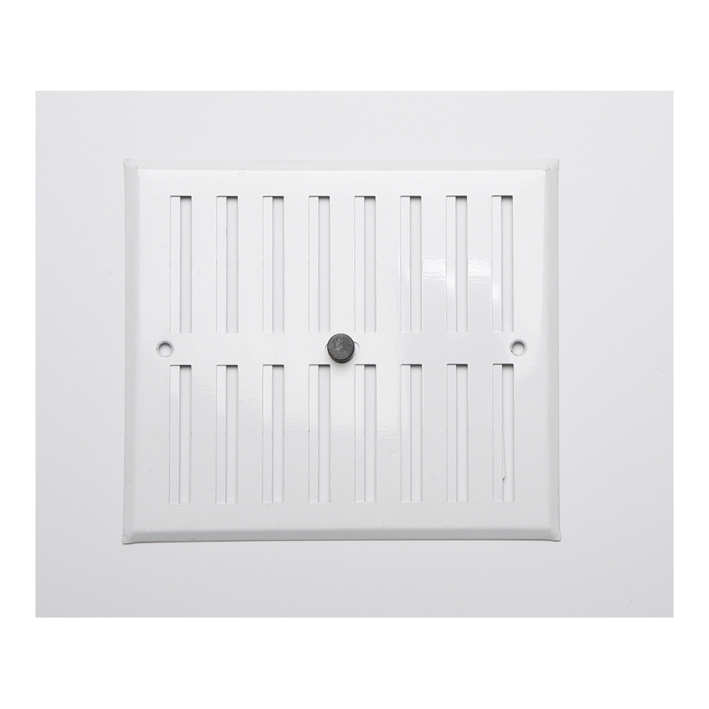 Grelha regulável aluminio 0.8 branco 170x190mm