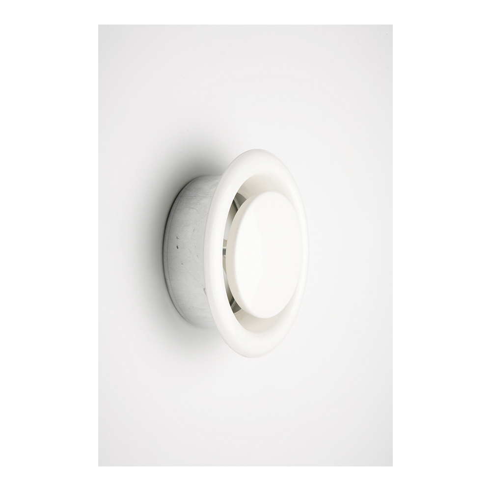Difusor encaxáveis tubo ø125mm regulável koppa aço branco