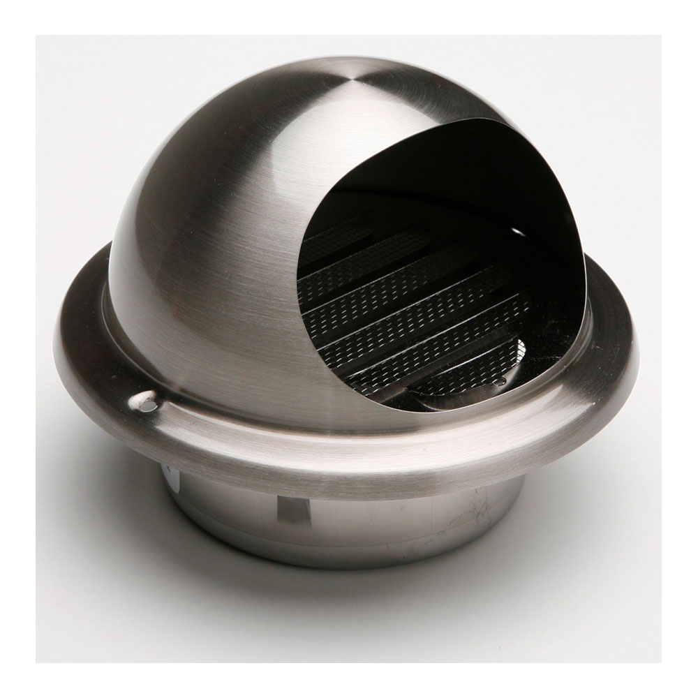 Grelha de ventilação inox copa embutida ø97-111mm