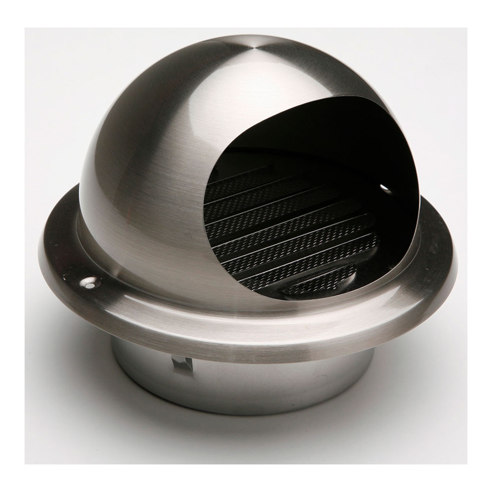 Grelha de ventilação inox copa embutido ø120-138mm