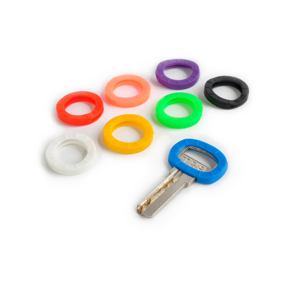 Pack 20 anilhas plastico marcador de chaves (cores sortidas)