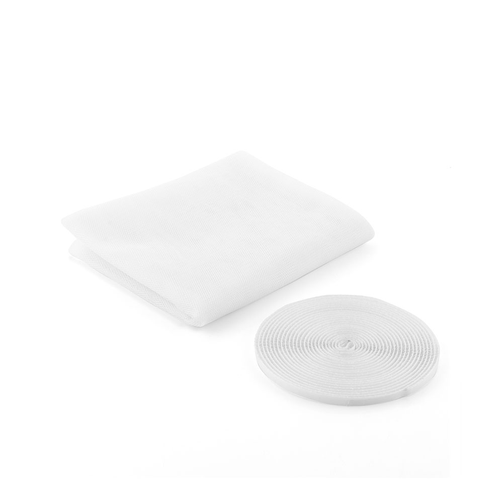 Mosquiteira adesiva recortável para janelas branca v0103064 innovagoods