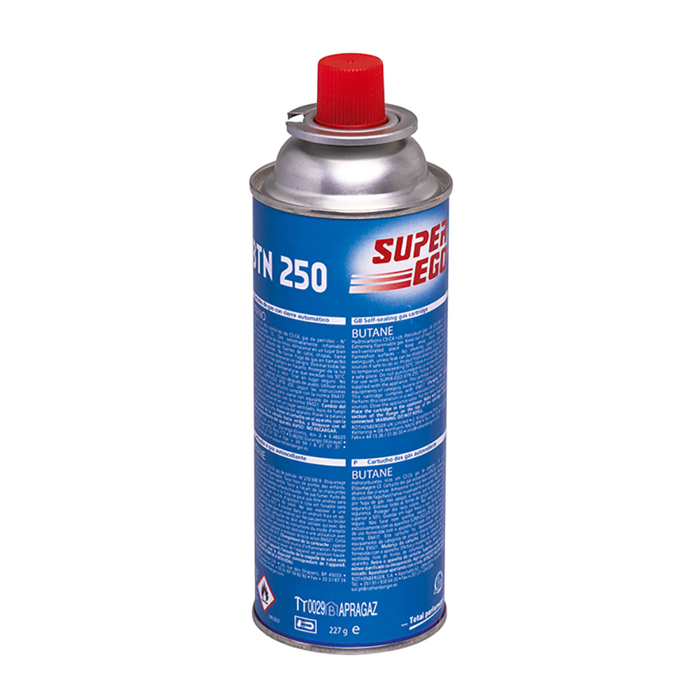 Cartucho de gas 227g super ego (sobresselente para fogoes compactos)