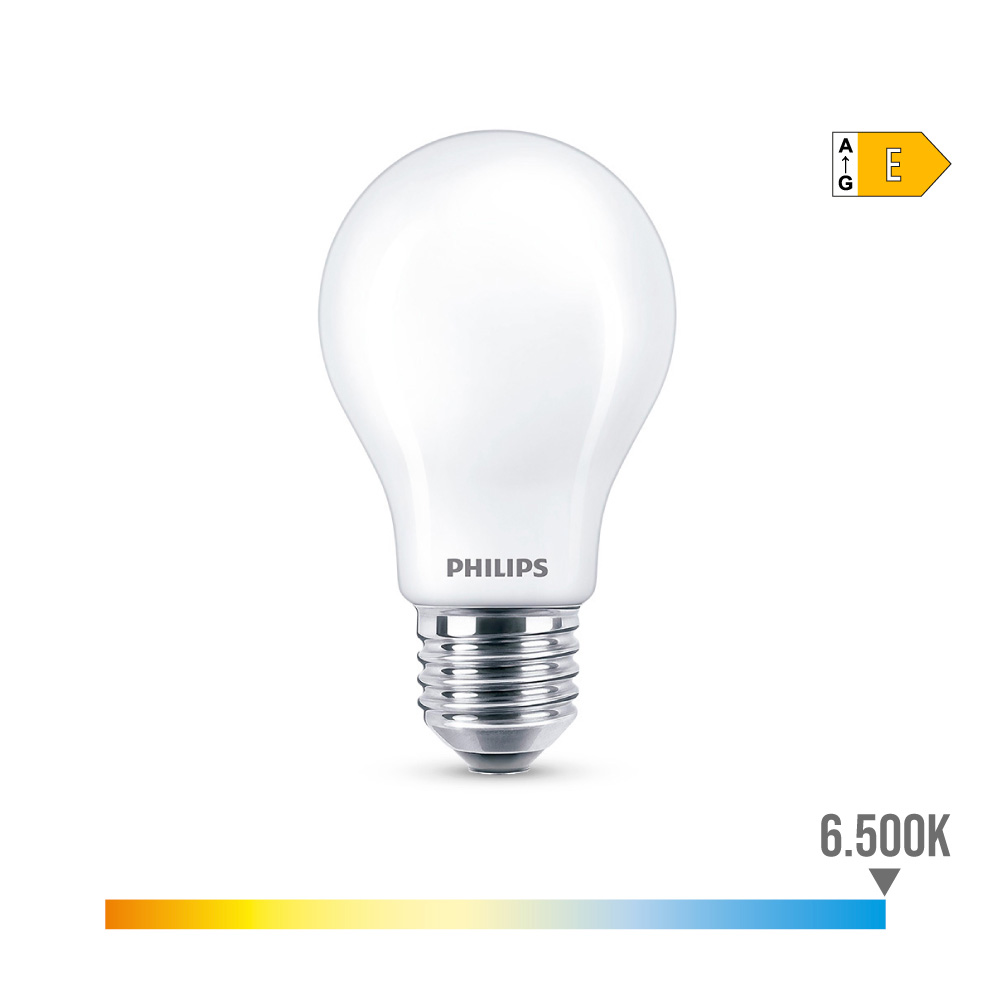 Lâmpada led standard e27 8 5w 1.055lm 6500k luz fria ø6x10 4cm. philips