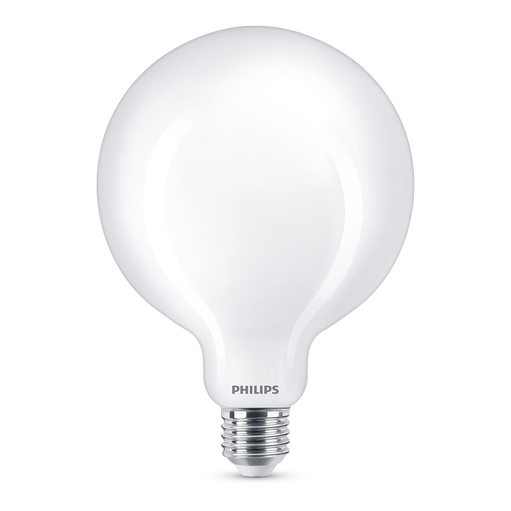 Lâmpada globo led e27 13w 2000lm 2700k luz quente ø12 4x17 7cm philips