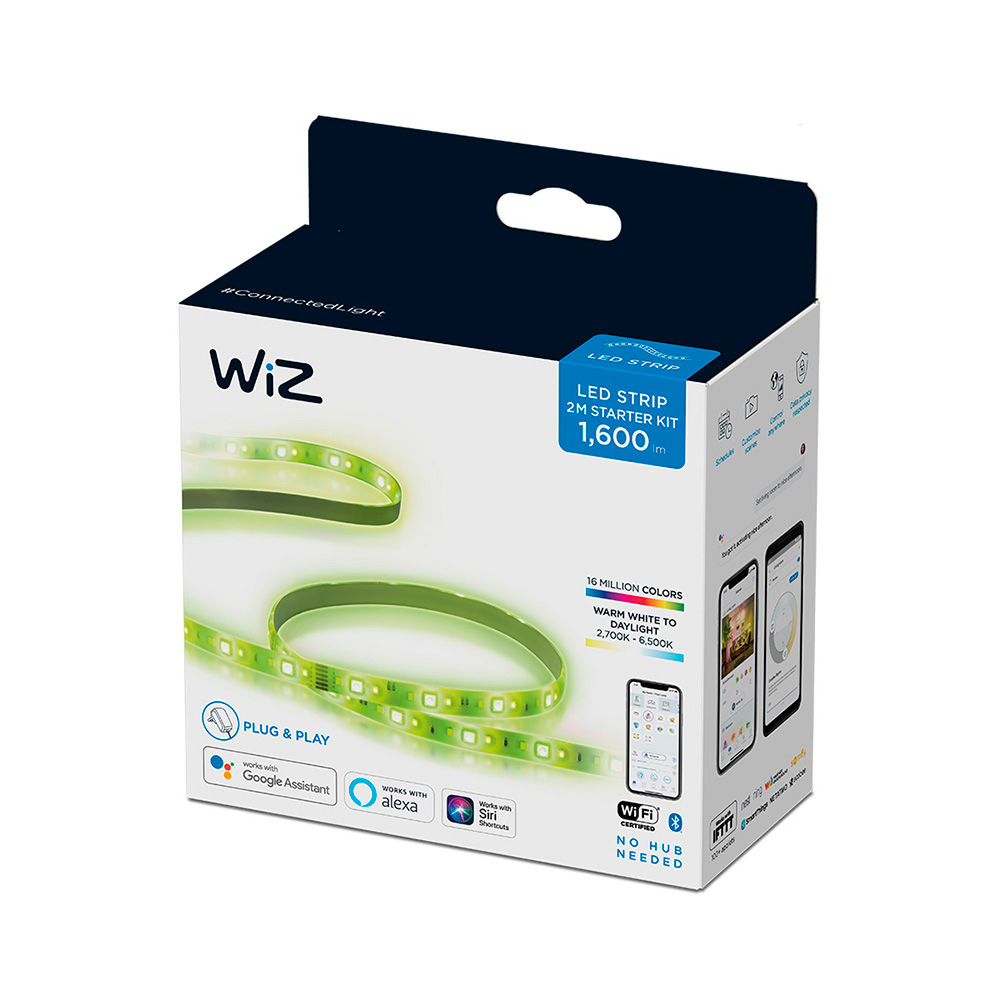 Tira led 2m 1.600lm starterkit wiz philips