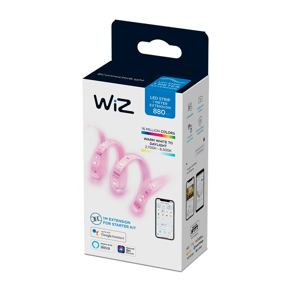 Extensão para tira led 1m 880lm wiz philips