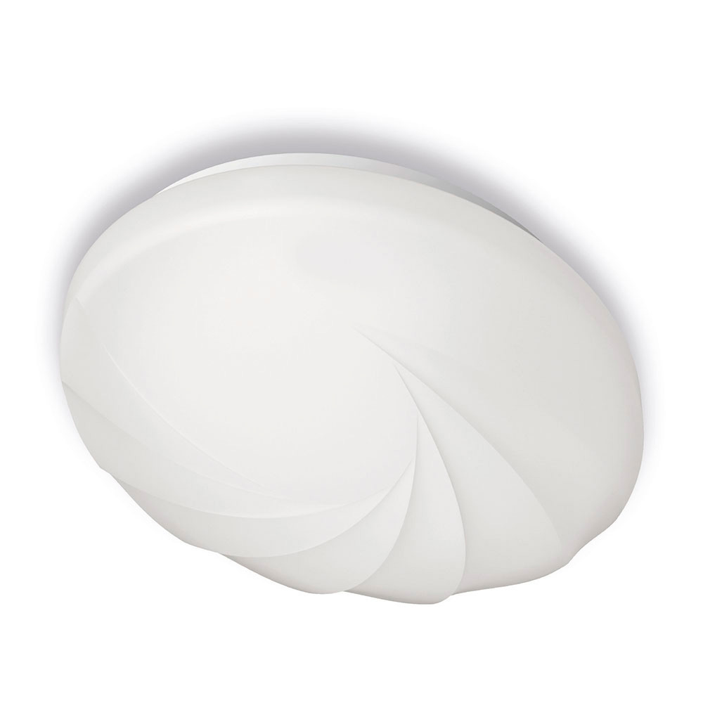 Aplique interior de led 17w 1900lm 4000k luz do dia mod. shell ø32x7 2cm philips