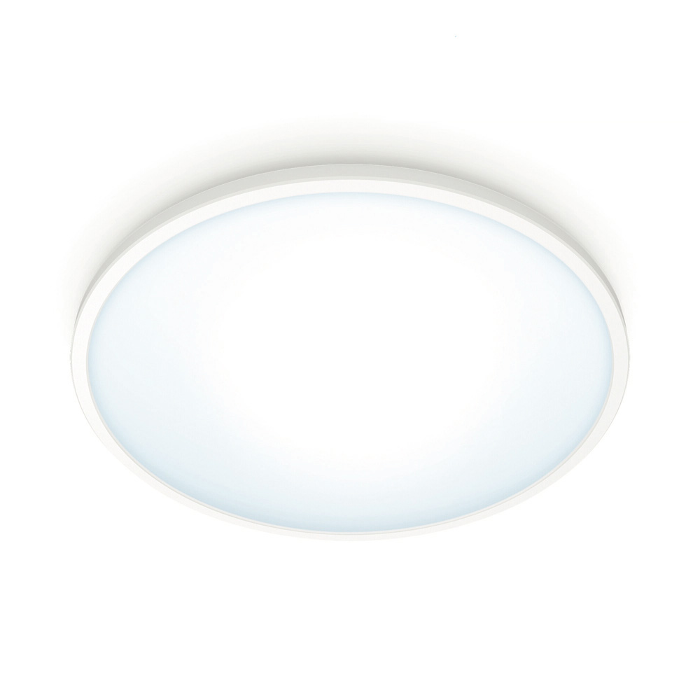 Aplique led wiz 16w 1500lm ø292mm moldura branco philips