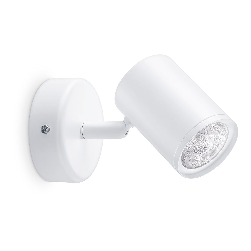 Projetor led 1 elemento wiz 5w rgb 345lm cor branco