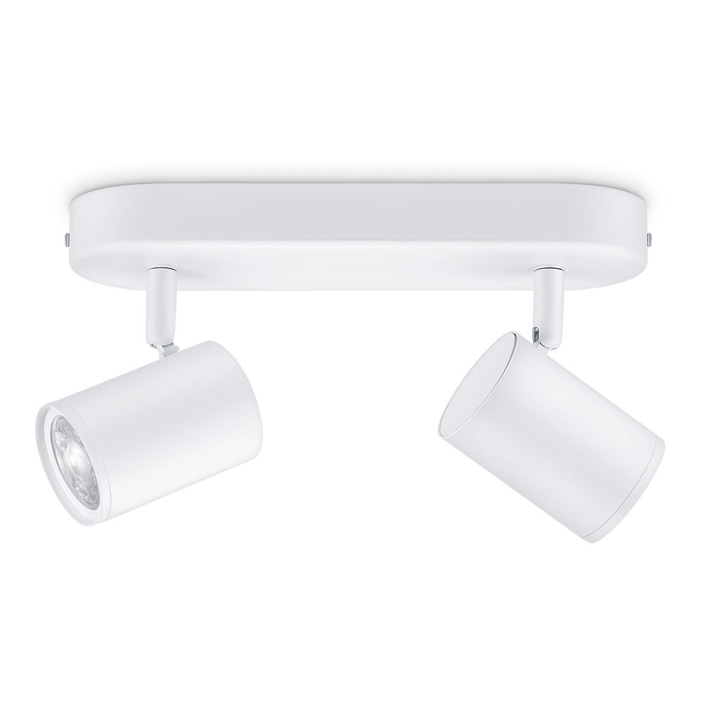 Armadura led 2 elementos wiz 2x5w rgb 690lm cor branco