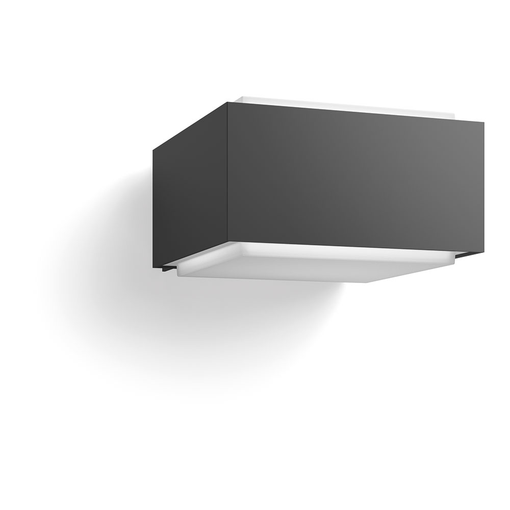 Aplique e27 preto hedgehog philips