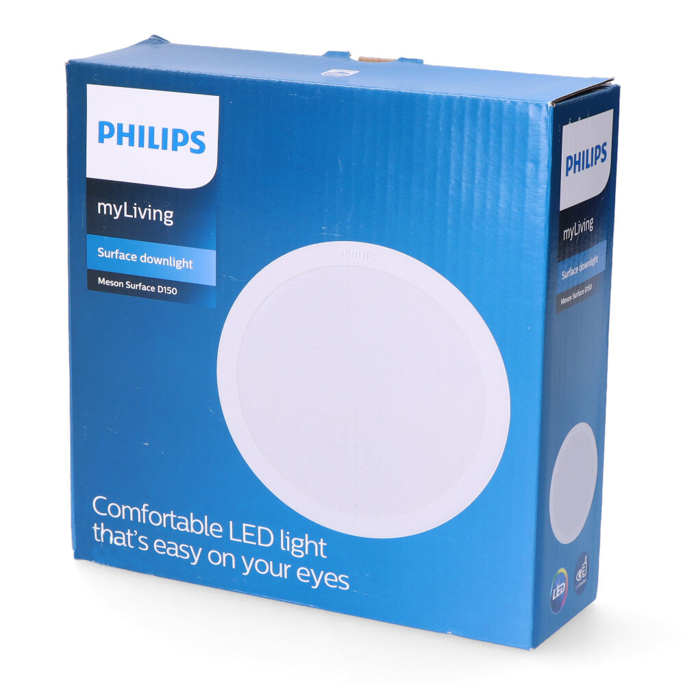 Downlight led de superficie/embutir 16 5w 1300lm 4000k luz do dia. mod. meson ø17 01x5cm philips