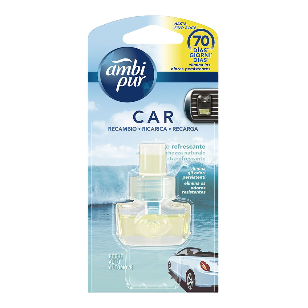Ult. unidades ambipur car recarga torrente refrescante 7ml