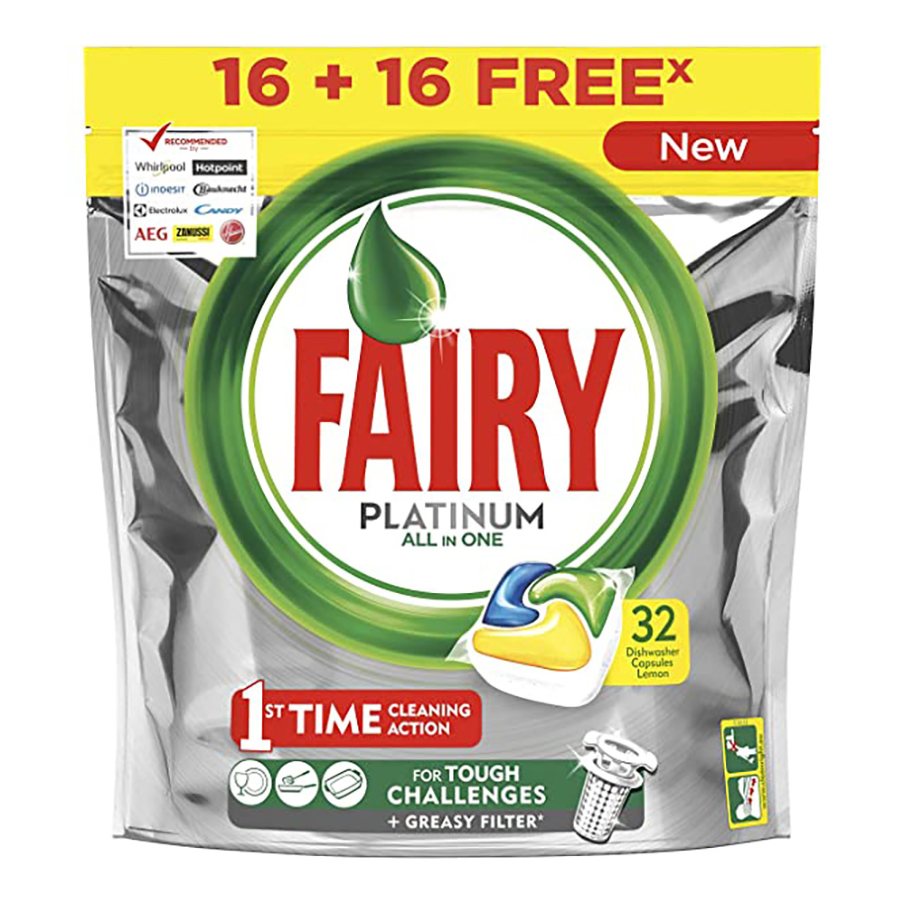 Fairy lava-loiças platinum limão 16+16