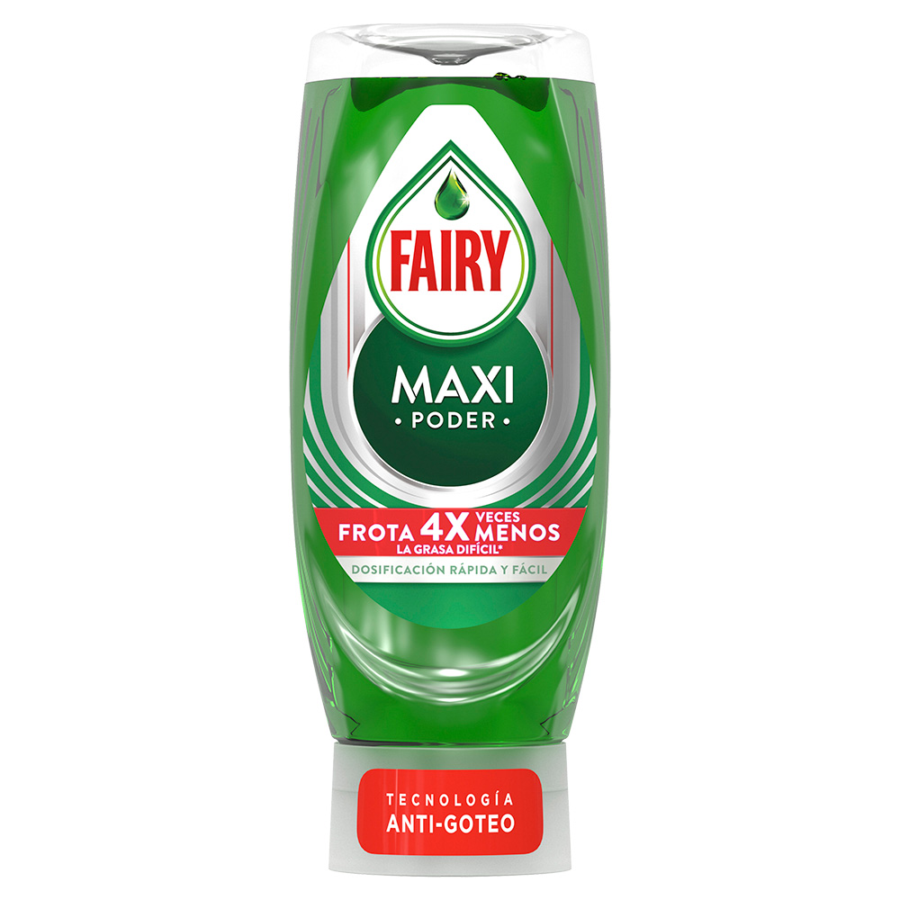 Detergente para loiça fairy maxi poder 440ml anti-gotas
