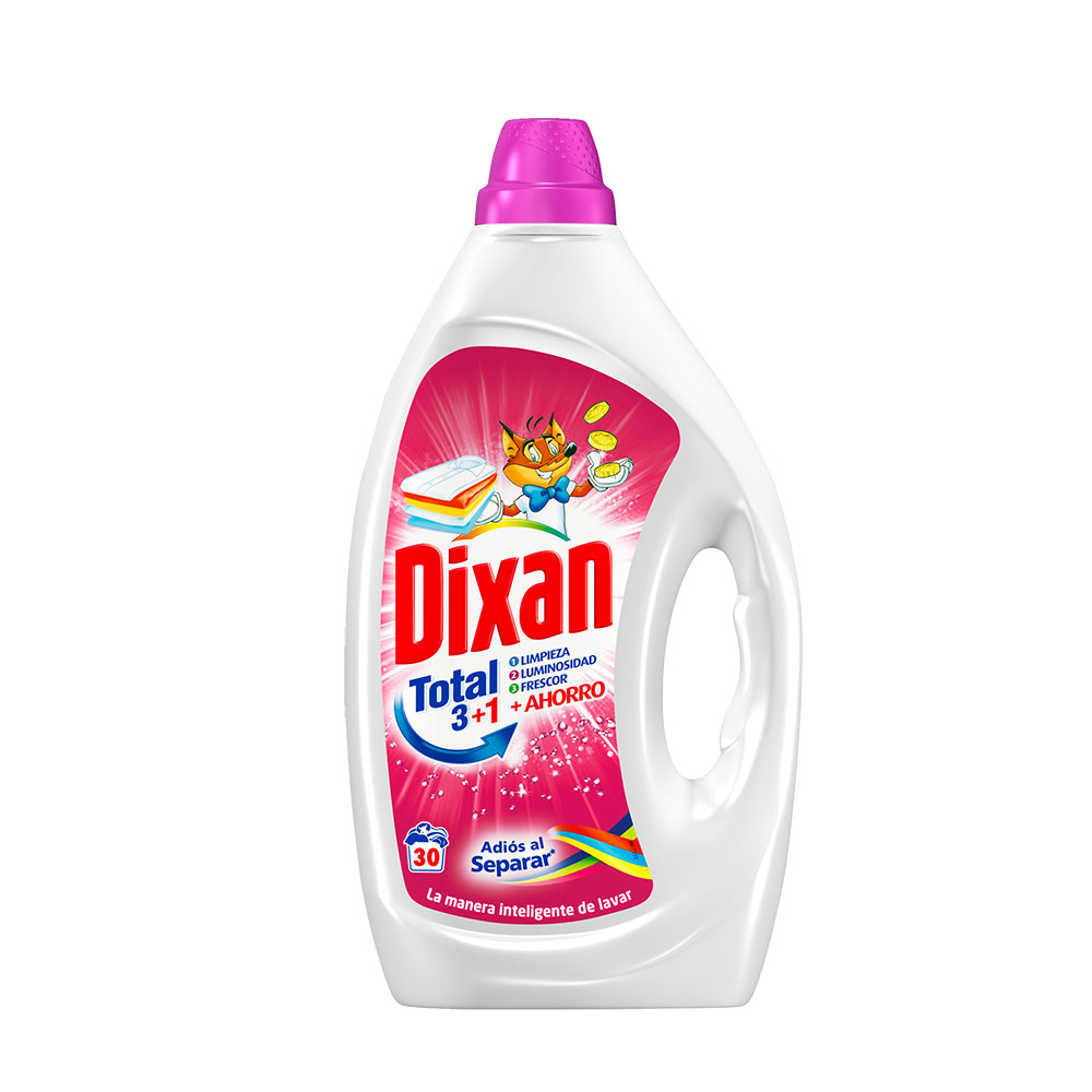 Detergente líquido dixan adeus ao separar 30 lavagens
