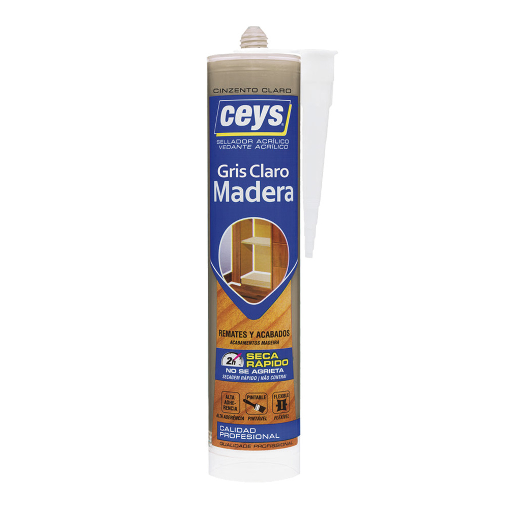 Ceys selante madeira cinzento claro cart.505795