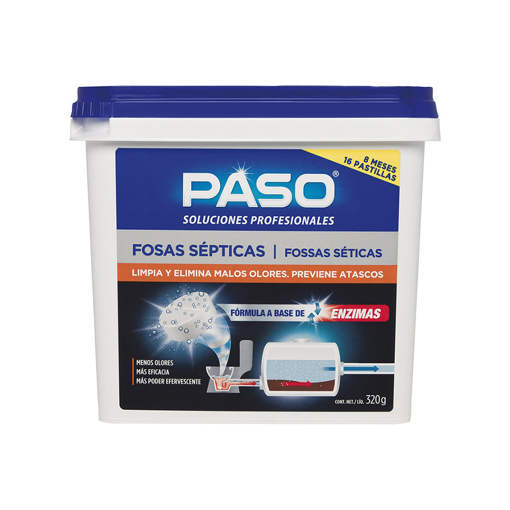 Paso fossas septicas 16 comprimidos.705018