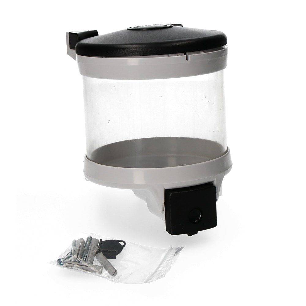 *ult.unidades* doseador para gel hidroalcoolico 1l inclui parafusos para fixação 15x13cm