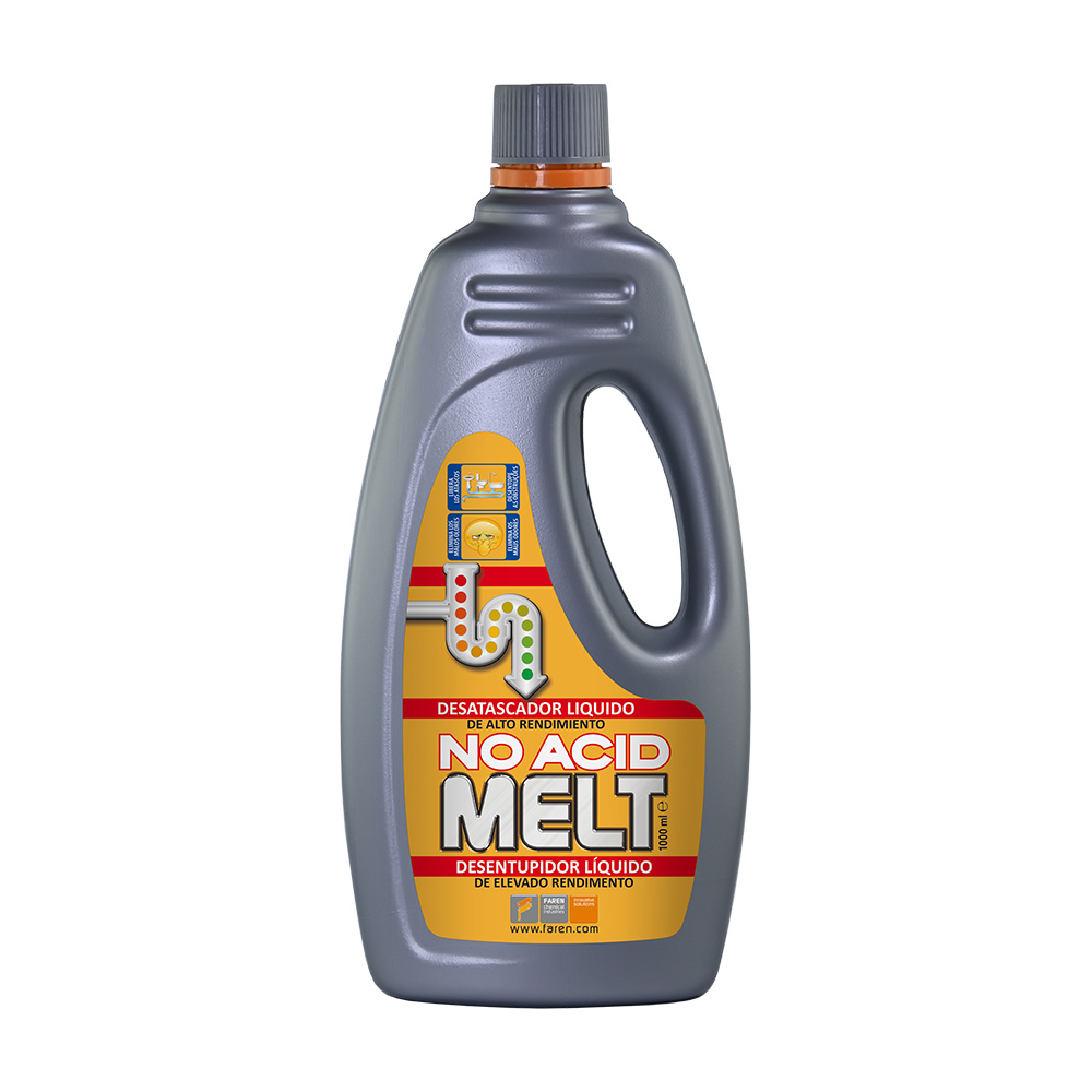 Desentupidor sem ácido sulfúrico. melt