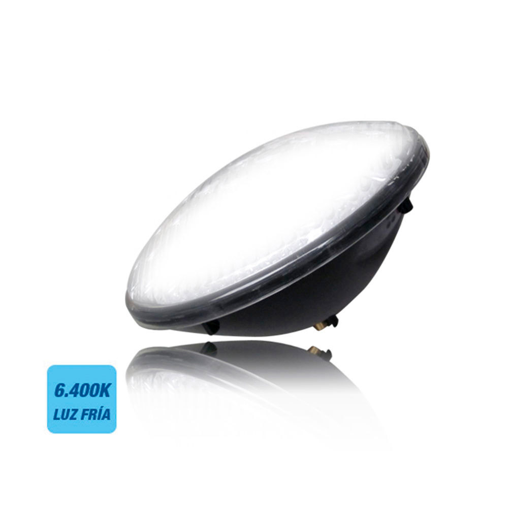 Lâmpada de piscina led par56 15w 1300lm 6500k luz fria ip68 ø17 6x6cm edm