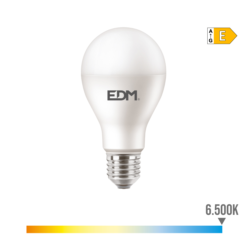 Lâmpada standard led e27 15w 1900lm 6500k luz fria ø6 8x12 8cm edm