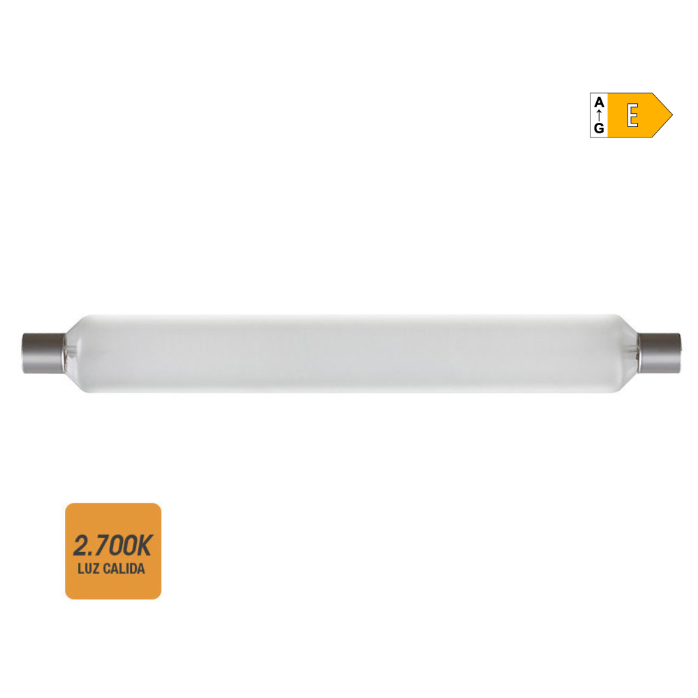 Sofito de led s19 8w 880lm 3200k luz quente ø3 8x31cm edm