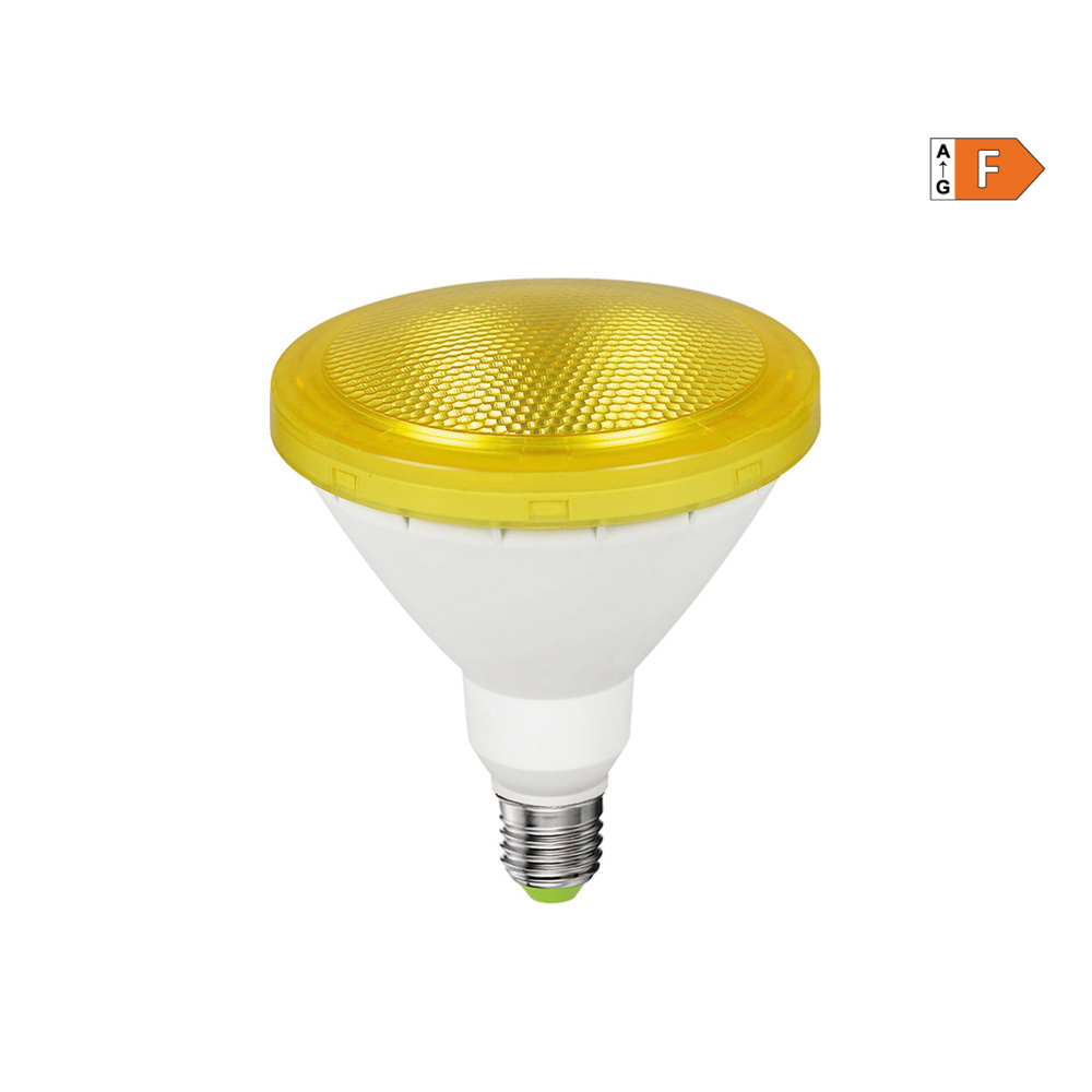 Lâmpada led par38 e27 15w 1200lm luz amarela ip64 ø12x13 8cm edm