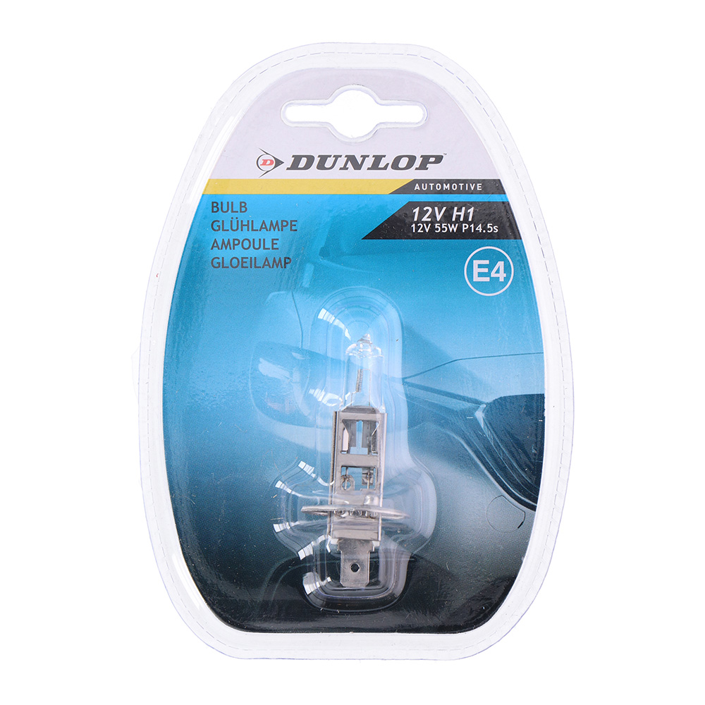 Lâmpada 12v h1 55w dunlop