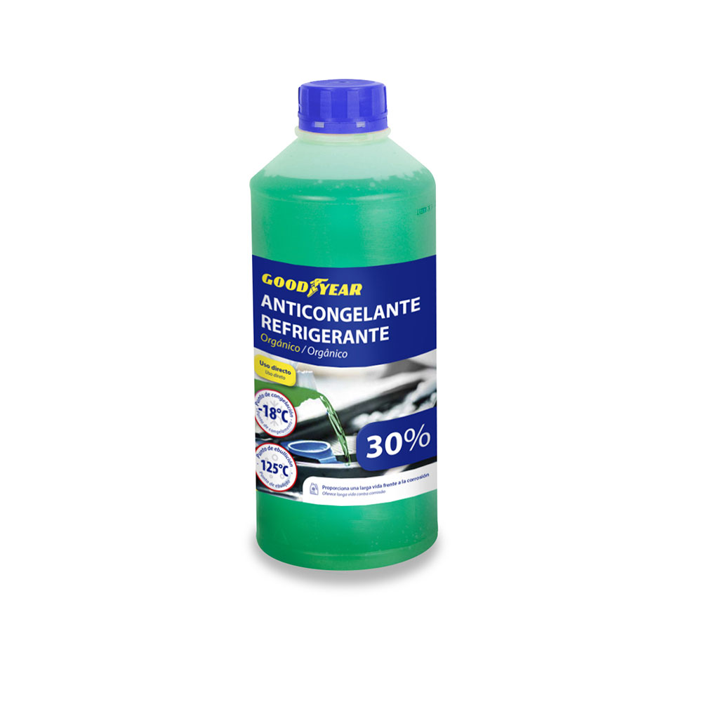 Anticongelante 30% verde 1l -18° c goodyear