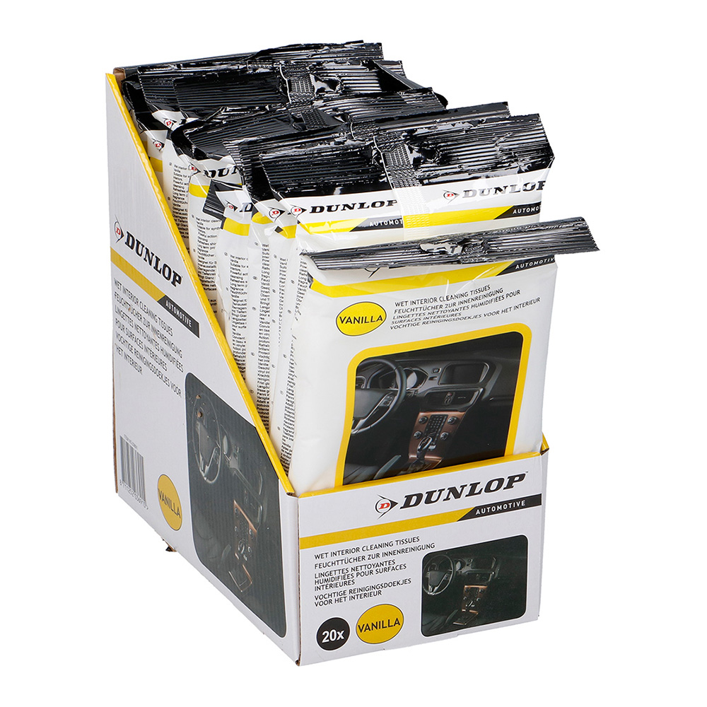 Pack 20 toalhitas limpa tablier dunlop