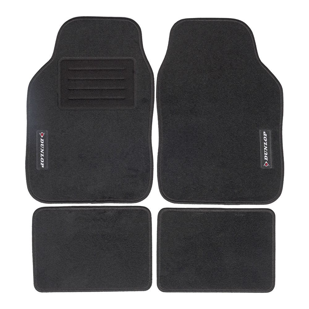 Jogo de tapetes para carro dunlop