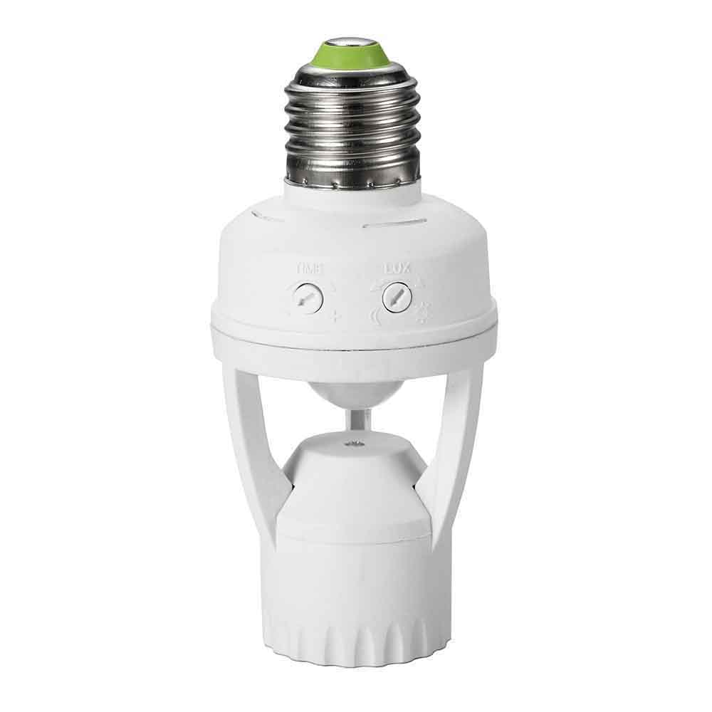 *ult. unidades* casquilho crepuscular com sensor de presença 360° e27 max. 60w edm