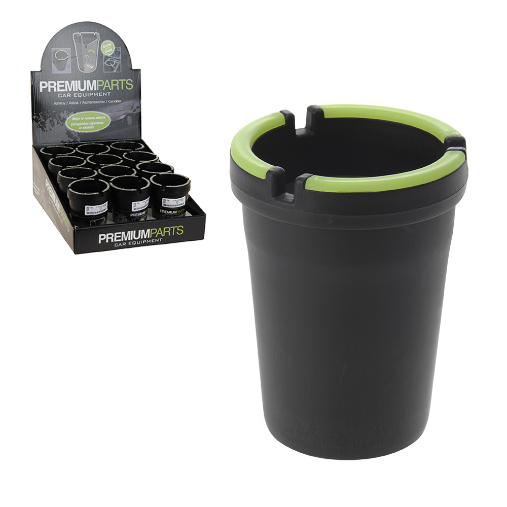 Cinzeiro para carro fluorescente