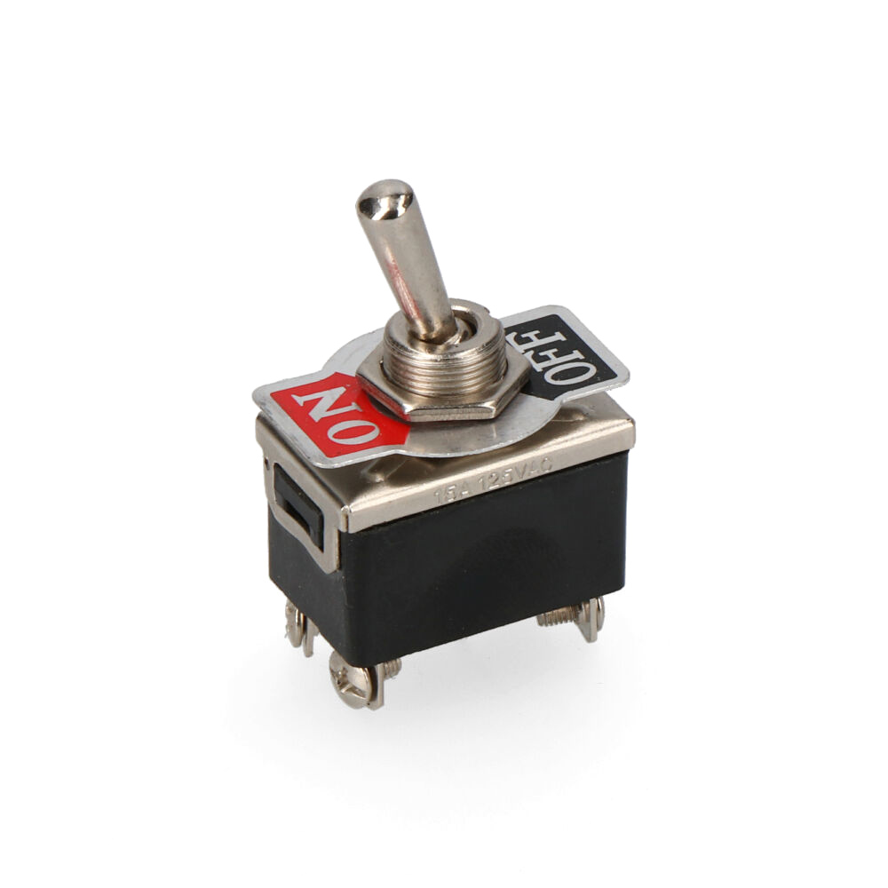 Interruptor bipolar alavanca metálica 10a 250v embalado